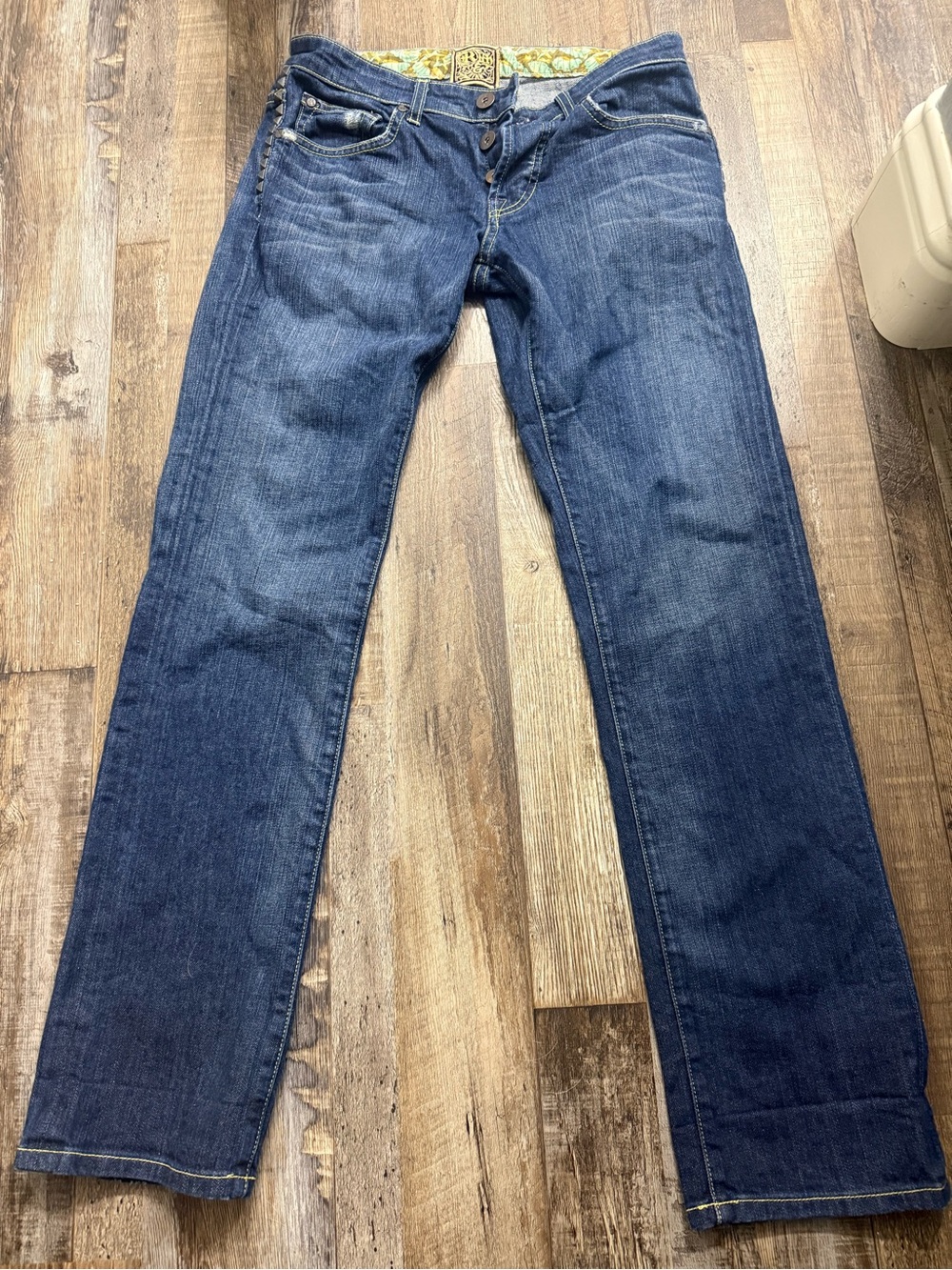 Rich & Skinny studded straight leg women’s jeans